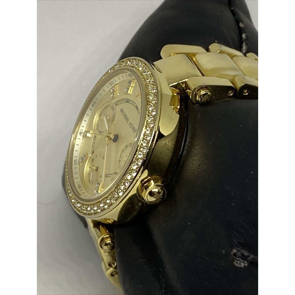 Michael Kors Parker MK5842 Women's Gold Stainless Steel Analog Dial Watch EY651 - Picture 4 of 12